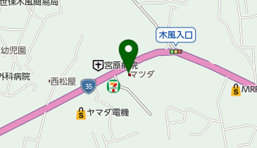 マツダ部品西九州販売株式会社佐世保支店の地図画像