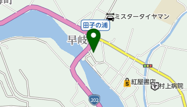 たていし美容室の地図画像
