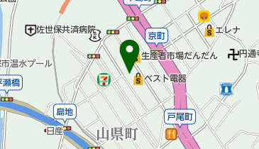ブティックふじやの地図画像