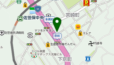 株式会社永田宝石店佐世保店の地図画像