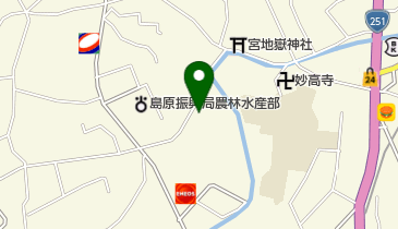 株式会社富田薬品島原営業所の地図画像