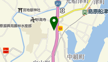 ゼニヤ家具店の地図画像