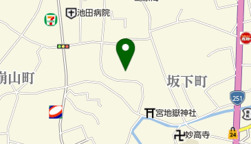 白山公民館の地図画像