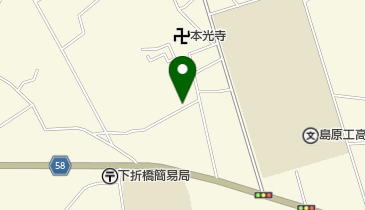 グリコ牛乳島原センターの地図画像