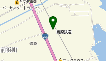 島原地方酪農業協同組合の地図画像