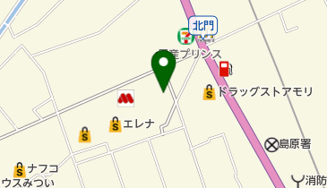 富士屋クリーニング店の地図画像