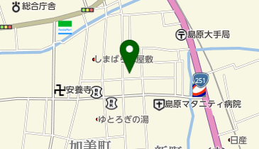 山崎酒店の地図画像
