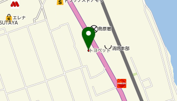 長崎トヨペット株式会社島原店の地図画像