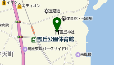 霊丘神社社務所の地図画像