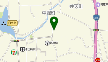 ダスキン島原の地図画像