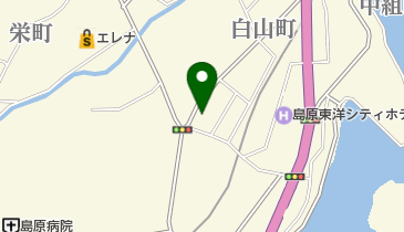 島原動物病院の地図画像