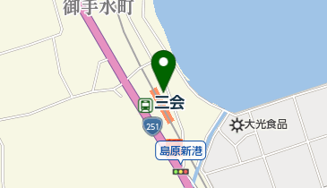 金子理容院の地図画像