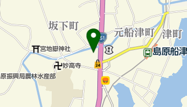 なかこば理容院の地図画像