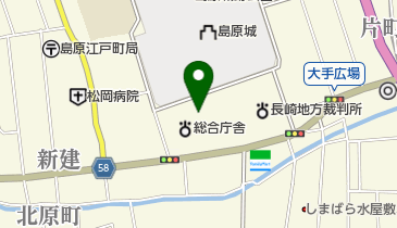 島原拘置支所の地図画像