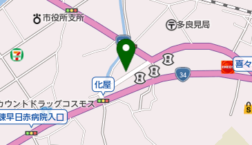 岡東サイクル商会の地図画像