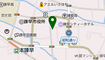 ひらの洋傘・帽子部の地図画像