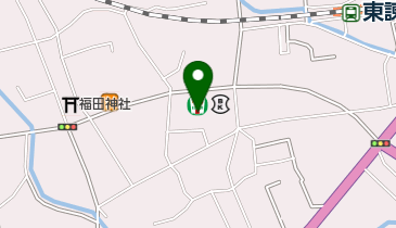 福田町公民館1階の地図画像