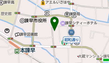 オリンピア靴店の地図画像