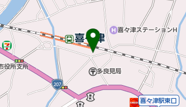 花椿化粧品店の地図画像