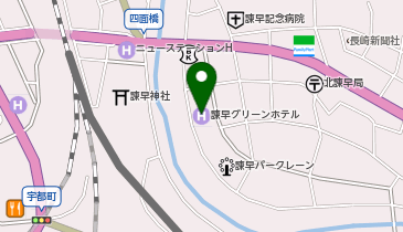 グリーンサウナの地図画像