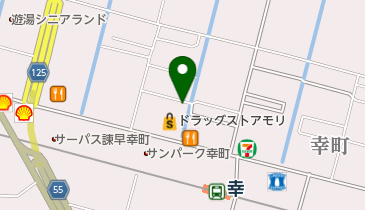 諫早遊技場組合の地図画像
