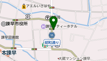 プラージュ諫早店の地図画像