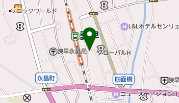 有限会社中野不動産の地図画像