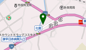 おむすびころりんの地図画像