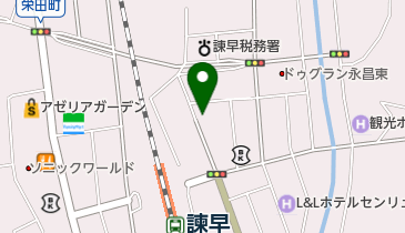 フコク生命保険相互会社 諫早営業所の地図画像