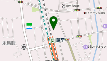 リオネットセンター諫早の地図画像