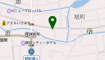 植松理容院の地図画像