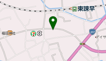 ヘアーサロン髪風の地図画像