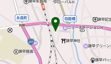 クサノ理容の地図画像