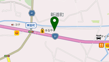 古都うどん店の地図画像