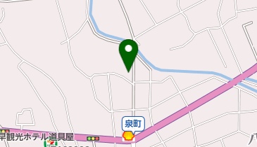 杏ていの地図画像