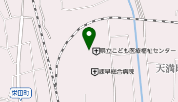 長崎県発達障害者支援センターの地図画像