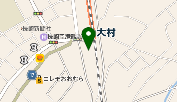 テイクオフ大村店の地図画像