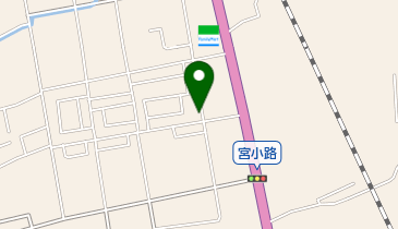 八反田衣料品店の地図画像
