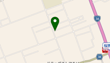 桜美容室の地図画像