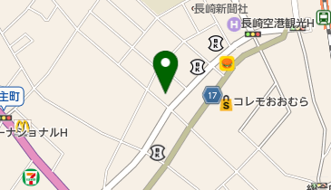 楠木コンタクトレンズの地図画像