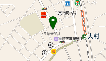 朝日生命保険相互会社大村営業所の地図画像