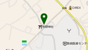 かたおか理容院の地図画像