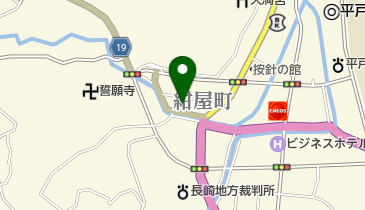 夜の窓の地図画像