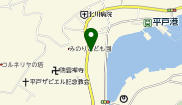 ギフト陶器の横石の地図画像