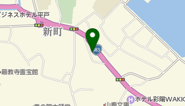 平戸物産館の地図画像