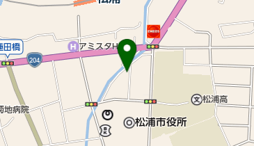 松浦整骨院の地図画像