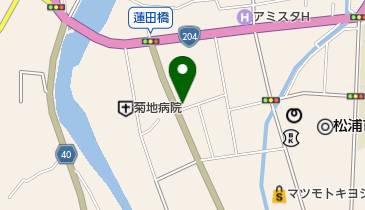 金子理容店の地図画像