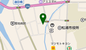 松浦市立 中央公民館の地図画像