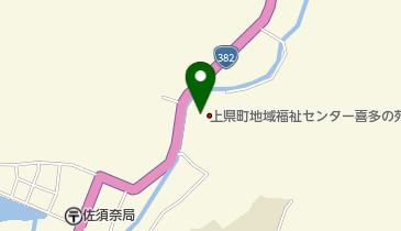上県町地域福祉センターの地図画像
