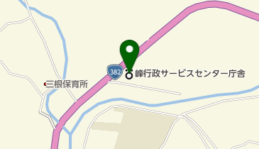 対馬市教育委員会 峰地区公民館の地図画像